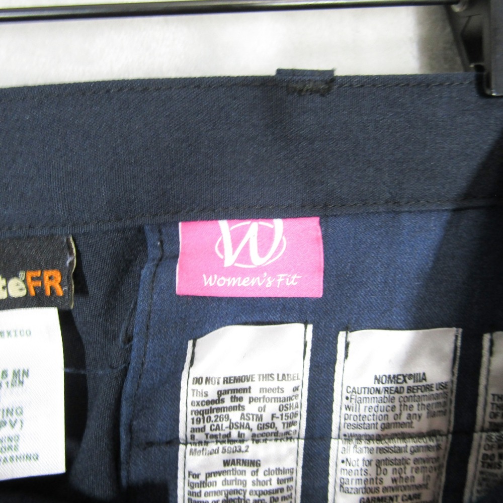 Workrite FR Womens Nomex IIIA Navy Blue Flame Resistant Work Pants 16 Plus - Picture 8 of 13